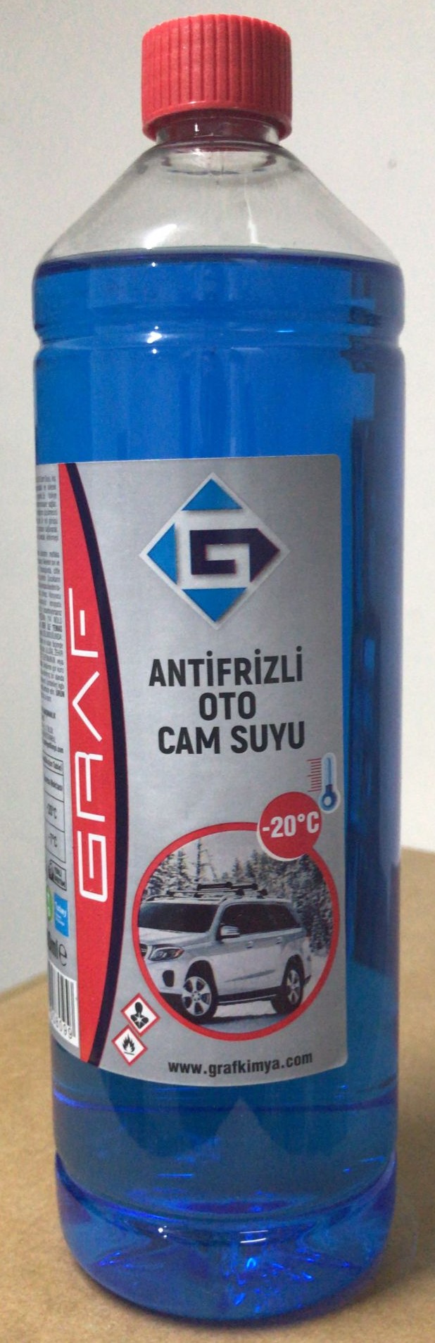 GRAF ANTİFRİZLİ OTO CAM SUYU -20 c  1 lt