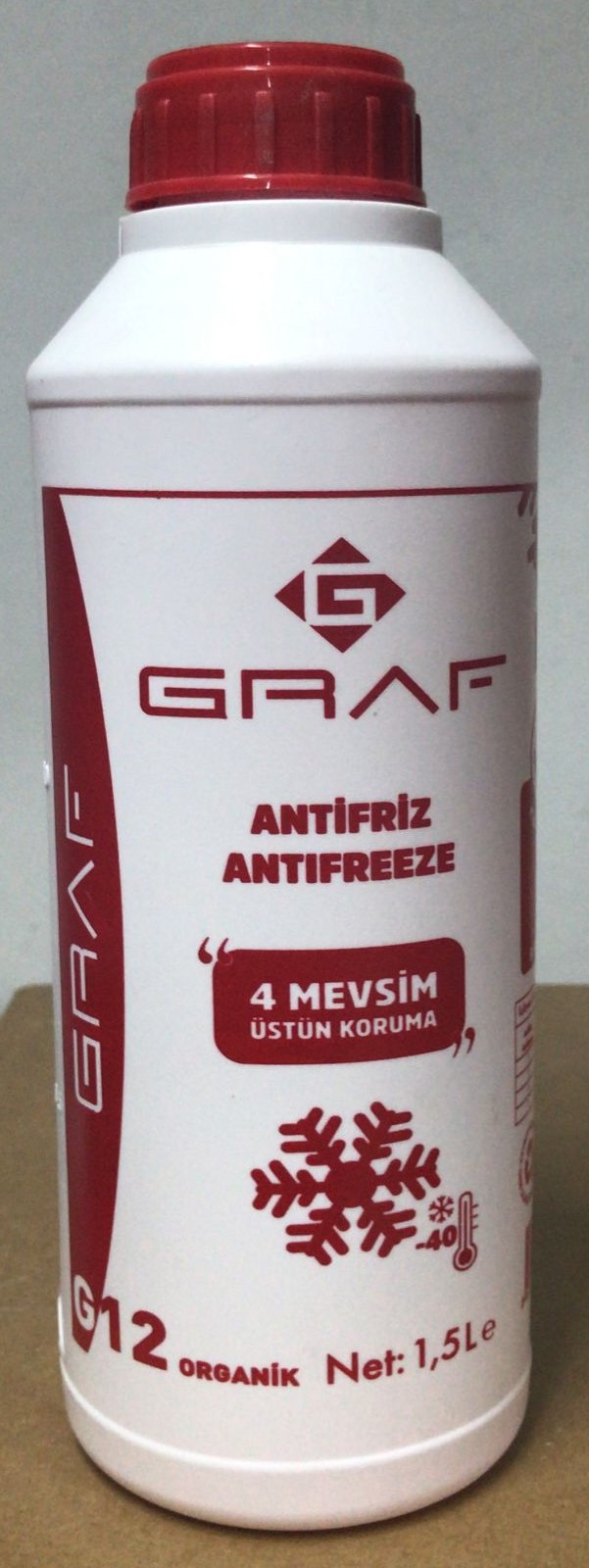 GRAF  G-12 ORGANİK ANTI FREEZE KIRMIZI 1.5 LT